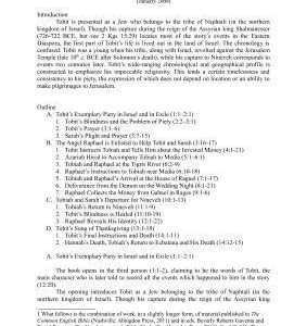 خرید و دانلود نسخه کامل کتاب The Book of Tobit: A Very Short Commentary with English Translation