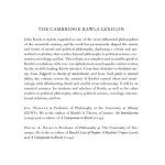خرید و دانلود نسخه کامل کتاب The Cambridge Rawls lexicon