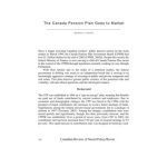 خرید و دانلود نسخه کامل کتاب The Canada Pension Plan Goes to Market