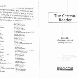 خرید و دانلود نسخه کامل کتاب The Certeau Reader