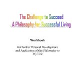 خرید و دانلود نسخه کامل کتاب The Challenge to Succeed – A Philosophy for Successful Living Workbook