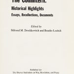 خرید و دانلود نسخه کامل کتاب The Comintern: Historical Highlights. Essays, Recollections, Documents