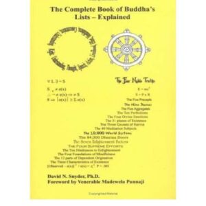 خرید و دانلود نسخه کامل کتاب The Complete Book of Buddha’s Lists — Explained