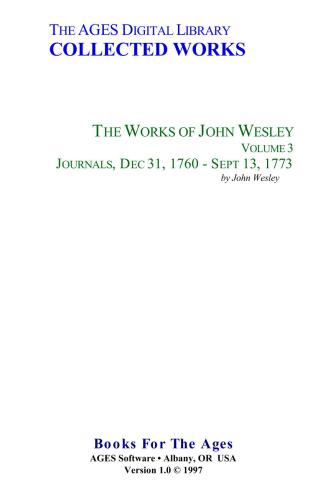 خرید و دانلود نسخه کامل کتاب The Complete Works of John Wesley. Volume 03. Journals, Dec 31, 1760 – Sept 13, 1773_68e22d7e818ff.jpeg خرید و دانلود نسخه کامل کتاب The Complete Works of John Wesley. Volume 03. Journals, Dec 31, 1760 – Sept 13, 1773