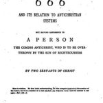 خرید و دانلود نسخه کامل کتاب The Computation of 666 and Its Relation to Antichristian Systems, But Having Reference to a Person. The Coming Antichrist, who is to be Overthrown by the Sun of Righteousness