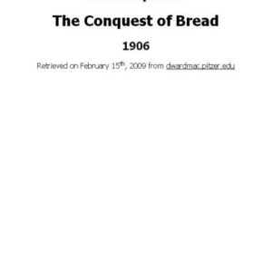 خرید و دانلود نسخه کامل کتاب The Conquest of Bread