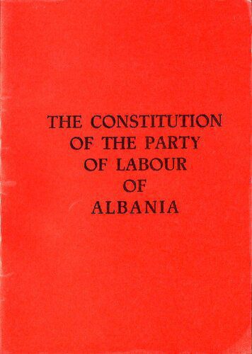 خرید و دانلود نسخه کامل کتاب The constitution of the Party of Labour of Albania_68e7caf22831d.jpeg خرید و دانلود نسخه کامل کتاب The constitution of the Party of Labour of Albania