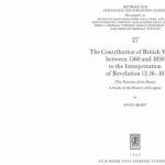خرید و دانلود نسخه کامل کتاب The Contribution of British writers between 1560 and 1830 to the interpretation of Revelation 13.16-18