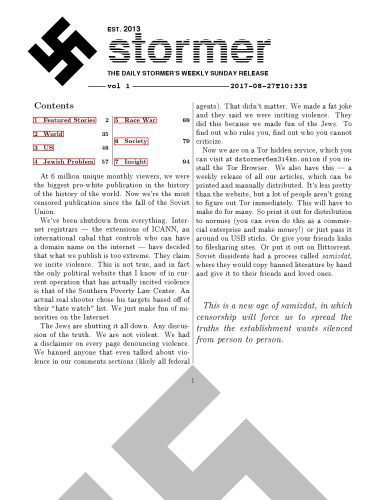 خرید و دانلود نسخه کامل کتاب The Daily Stormer’s Weekly Sunday Release_68ea33fb9ef8d.jpeg خرید و دانلود نسخه کامل کتاب The Daily Stormer’s Weekly Sunday Release