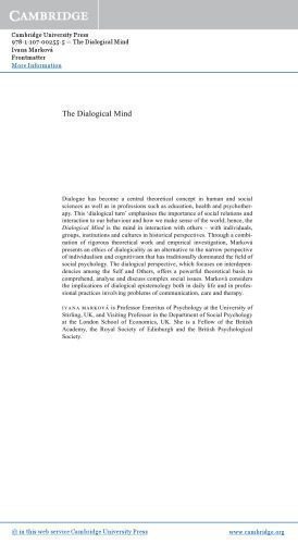 خرید و دانلود نسخه کامل کتاب The Dialogical Mind: Common Sense and Ethics_68e4f468ec10a.jpeg خرید و دانلود نسخه کامل کتاب The Dialogical Mind: Common Sense and Ethics