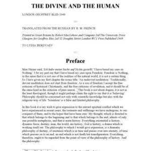 خرید و دانلود نسخه کامل کتاب The Divine and the Human