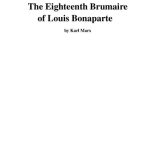 خرید و دانلود نسخه کامل کتاب The Eighteenth Brumaire of Louis Bonaparte