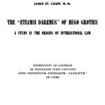 خرید و دانلود نسخه کامل کتاب The “Etiamsi Daremus” of Hugo Grotius: A Study in the Origins of International Law