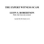 خرید و دانلود نسخه کامل کتاب The Expert Witness Scam