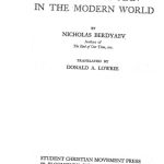 خرید و دانلود نسخه کامل کتاب The Fate of Man in the Modern World