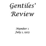 خرید و دانلود نسخه کامل کتاب The Gentiles’ Review