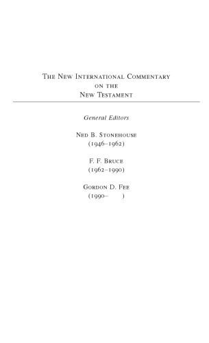 خرید و دانلود نسخه کامل کتاب The Gospel of John (New International Commentary on the New Testament) incomplete_68e2834bca923.jpeg خرید و دانلود نسخه کامل کتاب The Gospel of John (New International Commentary on the New Testament) incomplete