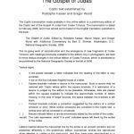 خرید و دانلود نسخه کامل کتاب The Gospel of Judas. Codex Tchacos