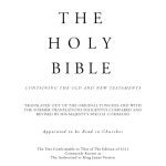خرید و دانلود نسخه کامل کتاب The Holy Bible: Authorized or King James Version