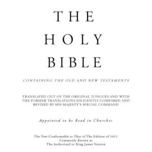 خرید و دانلود نسخه کامل کتاب The Holy Bible: Authorized or King James Version