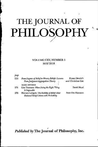 خرید و دانلود نسخه کامل کتاب The Journal of Philosophy_68fb5178d2b5a.jpeg خرید و دانلود نسخه کامل کتاب The Journal of Philosophy