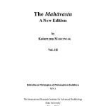 خرید و دانلود نسخه کامل کتاب The Mahāvastu, A New Edition. Vol. III