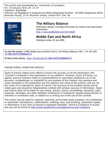خرید و دانلود نسخه کامل کتاب The Military Balance 1998-99 (IISS). Middle east and North Africa_68f7ced1a0737.jpeg خرید و دانلود نسخه کامل کتاب The Military Balance 1998-99 (IISS). Middle east and North Africa