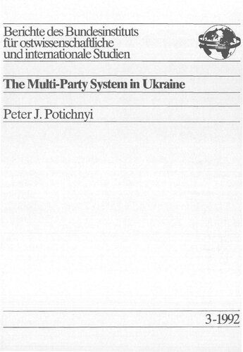 خرید و دانلود نسخه کامل کتاب The MuM-Party System in Ukraine_68e889d9a9287.jpeg خرید و دانلود نسخه کامل کتاب The MuM-Party System in Ukraine