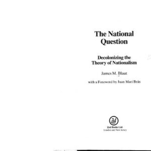 خرید و دانلود نسخه کامل کتاب The National Question: Decolonizing the Theory of Nationalism