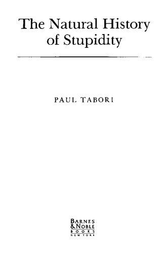 خرید و دانلود نسخه کامل کتاب The Natural History of Stupidity_68f8869a61c4e.jpeg خرید و دانلود نسخه کامل کتاب The Natural History of Stupidity