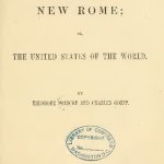 خرید و دانلود نسخه کامل کتاب The New Rome; or, the United States of the World