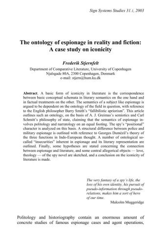 خرید و دانلود نسخه کامل کتاب The ontology of espionage in reality and fiction. A case study on iconicity_68e66a3cb780a.jpeg خرید و دانلود نسخه کامل کتاب The ontology of espionage in reality and fiction. A case study on iconicity