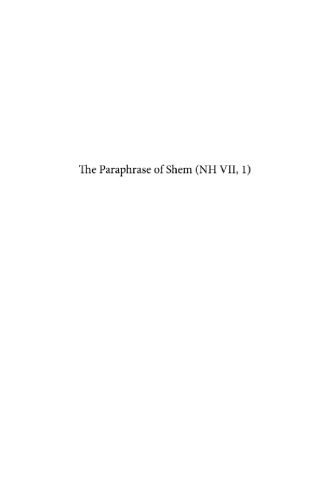 خرید و دانلود نسخه کامل کتاب The Paraphrase of Shem (NH VII,1) (Nag Hammadi and Manichaean Studies)_68e213b072956.jpeg خرید و دانلود نسخه کامل کتاب The Paraphrase of Shem (NH VII,1) (Nag Hammadi and Manichaean Studies)