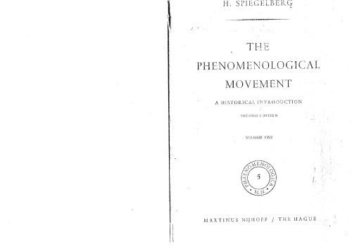 خرید و دانلود نسخه کامل کتاب The Phenomenological Movement: A Historical Introduction_68ff42268c631.jpeg خرید و دانلود نسخه کامل کتاب The Phenomenological Movement: A Historical Introduction