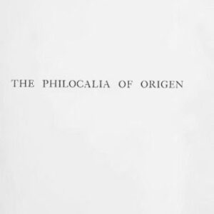 خرید و دانلود نسخه کامل کتاب The Philocalia of Origen