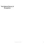 خرید و دانلود نسخه کامل کتاب The Political Theory of Recognition: A Critical Introduction