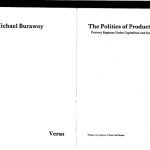 خرید و دانلود نسخه کامل کتاب The Politics of Production: Factory Regimes Under Capitalism and Socialism