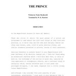 خرید و دانلود نسخه کامل کتاب The prince (en)