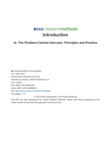 خرید و دانلود نسخه کامل کتاب The Problem-Centred Interview: Principles and Practice_68f8ed78bc60e.jpeg خرید و دانلود نسخه کامل کتاب The Problem-Centred Interview: Principles and Practice
