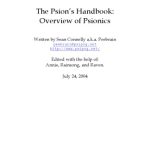 خرید و دانلود نسخه کامل کتاب The Psion’s Handbook: Overview of Psionics