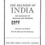 خرید و دانلود نسخه کامل کتاب The Religion of India: The Sociology of Hinduism and Buddhism