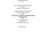 خرید و دانلود نسخه کامل کتاب The Samadhi of Direct Encounter with the Buddhas of the Present