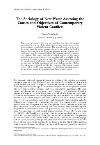 خرید و دانلود نسخه کامل کتاب The Sociology of New Wars? Assessing the Causes and Objectives of Contemporary Violent Conflicts_68e4c722d7971.jpeg خرید و دانلود نسخه کامل کتاب The Sociology of New Wars? Assessing the Causes and Objectives of Contemporary Violent Conflicts