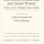 خرید و دانلود نسخه کامل کتاب The Soviet Union and the Third World: The Last Three Decades