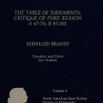 خرید و دانلود نسخه کامل کتاب The Table of Judgments: Critique of Pure Reason A 67-76; B 92-101