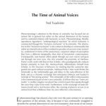 خرید و دانلود نسخه کامل کتاب The time of animal voices