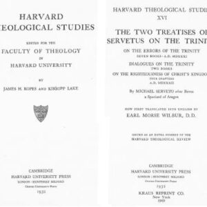 خرید و دانلود نسخه کامل کتاب The two treatises of Servetus on the Trinity. Часть 2