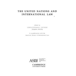 خرید و دانلود نسخه کامل کتاب The united nations and international law