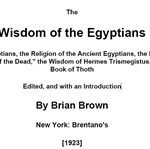 خرید و دانلود نسخه کامل کتاب The Wisdom of the Egyptians