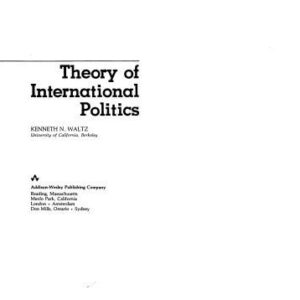 خرید و دانلود نسخه کامل کتاب Theory of International Politics